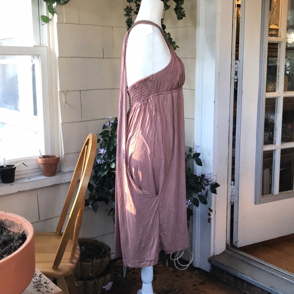 Draped back dusty rose dress - Picture 3 of 3